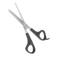 thumbnail image 3 of Plastic Handle Hair Cutting Hairdressing Thinning Scissors Shears Black, 3 of 5
