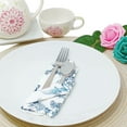 "Wrapables® Kitchen Heat Resistant 15"" Woven Round Placemats (Set of 6 ...