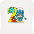 thumbnail image 4 of Inktastic 2nd Birthday Robot Boys or Girls Toddler T-Shirt, 4 of 5
