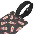 thumbnail image 3 of Sikiie Popcorn Luggage Tags Privacy Cover ID Label Suitcase Tags Identifiers For School Bags,Suitcases, 3 of 7