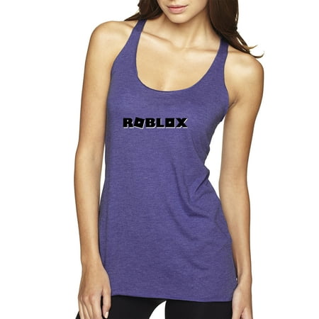 Trendy Usa 1168 Womens Tank Top Roblox Block Logo Game Accent Xl Purple - ofcpurple glove muscle roblox