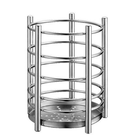 

Household Products 304 Stainless Steel Chopsticks Cage Drain Rack Knife Fork Storage Box Kitchen Supplies Chopsticks Box