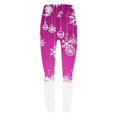 thumbnail image 5 of YOIAVAIOY Novelty Holiday Leggings Womens Christmas Print Tights High Waist Stretch Casual Yoga Pants Xmas Party Bottoms Multicolor S, 5 of 5