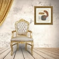 thumbnail image 3 of Wang, Melissa 26x26 Gold Ornate Wood Framed with Double Matting Museum Art Print Titled - Blue Stream II, 3 of 4