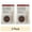 Coral Red, variant on Baroque Art Gilders Paste 1oz-Silver