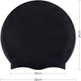 thumbnail image 5 of SZDUDU Swim Caps for Women Swimming, Silicone Extra Large Swimming Cap for Women Men Adults Kids Boys Girls, Ergonomic Design Swimming Caps for Long Hair (Black, 1 Pack), 5 of 6