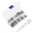 thumbnail image 2 of Stainless Steel Gasket,300pcs External Tooth Lock Industry Fasteners External Tooth Lock Washers Built for the Future, 2 of 7