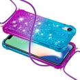 thumbnail image 3 of Funda para iPhone Xr Brillantina Líquida Divertida Reluciente y con Cristales en Movimiento Cuerpo Cruzado con Cordón Ajustable, 3 of 5