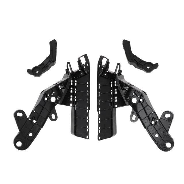 Soporte del parachoques delantero Unique Bargains para Nissan Altima 2013-2015 No.620583TA0A/620593TA0A/622263TA0A/622273TA0A Lado del conductor izquierdo Lado del pasajero derecho 1 juego
