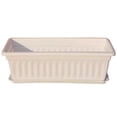 thumbnail image 1 of Dosaele Window Box Planter Vegetable Growing Box  17/19 Inches Rectangular Planters Box with Drainage Holes and Trays for Windowsill Decor Outdoor Indoor, 1 of 8