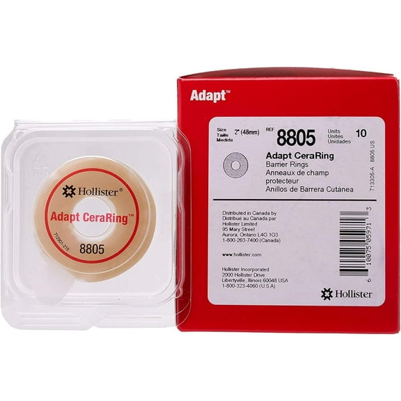 Hollister 8805 Barrier Ring Adapt CeraRing 2 in. (2 Boxes of 10)