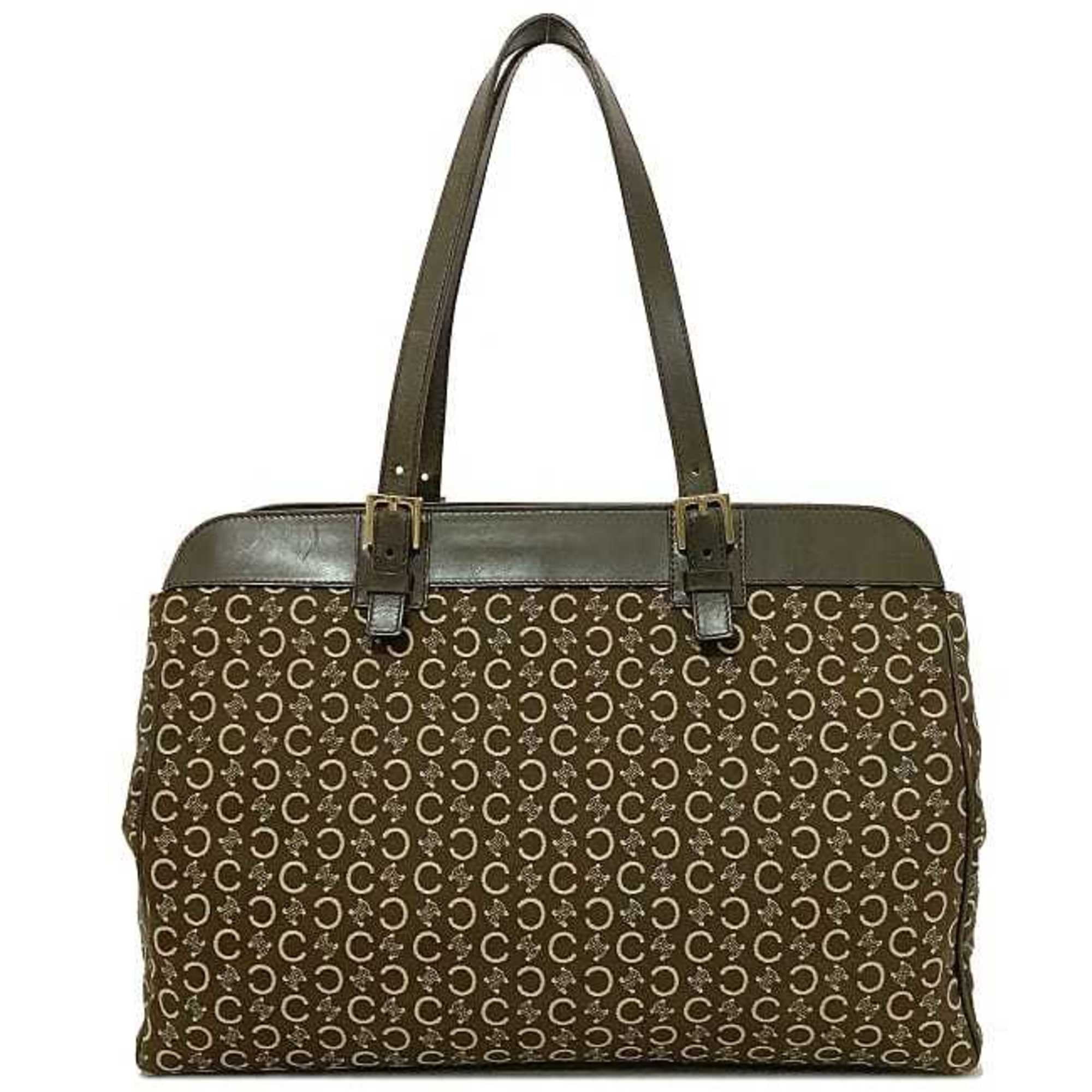 Pre-Owned Celine Tote Bag Brown Gold C Macadam CE00/12
