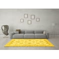 thumbnail image 3 of Ahgly Company Indoor Rectangle Oriental Yellow Traditional Area Rugs, 2' x 4', 3 of 4