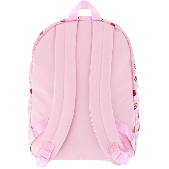 U.P.D., INC Girls Gingham Strawberry Shortcake 16 Inch Backpack