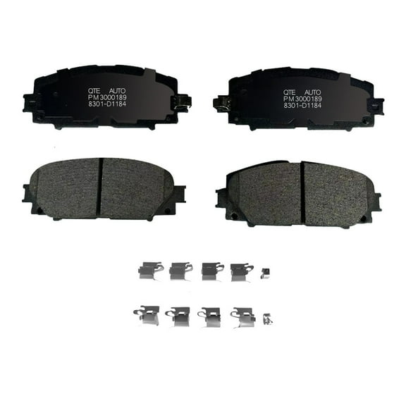 Front Ceramic Brake Pad Kit For 2007-2018 Toyota Yaris