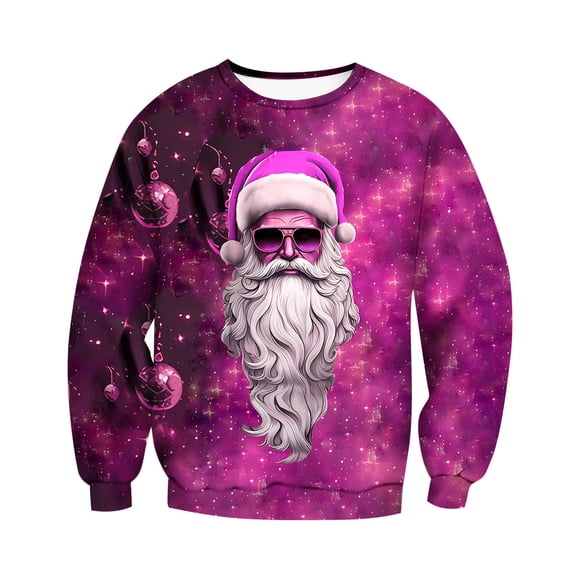 Men's Christmas Themed Short Sleeve Crewneck Sweatshirt Casual Round Neck T-Shirt Festive Holiday Apparel