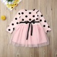 thumbnail image 2 of Automne Bébé Robe de Coton Polka Dot Princesse à Manches Longues Partie Tutu Robe, 2 of 5
