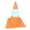 orange, variant on Traffic Cone Hat Costume Accessory Party Hat Felt Fabric for Halloween Masquerade Themed Events for Adults