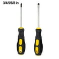 thumbnail image 2 of Deli 2pcs Magnetic Screwdriver Flat Head Cross Screwdriver Household Tool Set Handle Multi-Purpose Detachable Screwdriver, 2 of 11
