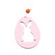 thumbnail image 4 of Adorno colgante en forma de Decoración colgante DIY con adornos de cuerdas Conejo Hueco Rosa Zulema colgante colgante, 4 of 8