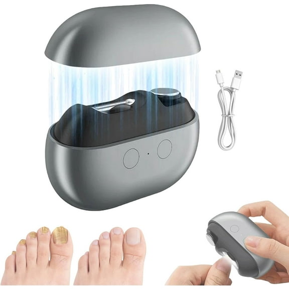 Nail Clippers - 2026 Electric Nail Clippers for Seniors, Electric Nails Care Tool with LED Light, Painless Toenail Trimmer for Thick Nails, Arthritis, Low Vision