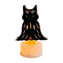 Halloween Flameless Candles Bats Battery Operated Tealights Set Halloween Candles Decor for Home Party Gift