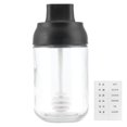 thumbnail image 2 of Tarro de almacenamiento de vidrio con cuchara y tapa - Capacidad de 250 ml para uso en la cocina del hogar, 2 of 5