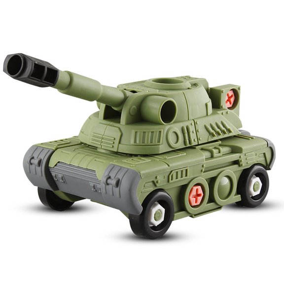 Bewildely Juguetes de vehículos ensamblados DIY para niños, modelos portátiles desmontables, juego educativo, regalo de cumpleaños al aire Kits de construcción modelo No.01
