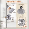 thumbnail image 4 of Wowow Single-Handle 5-Spray Shower Faucet 1.8 GPM with Low Lead in Brushed Nickel, 4 of 8