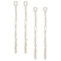 SOPOTUTU 4Pcs Chic Rope Wall Plant Hangers Boho Decorative Plant Extenders 14.93X1.57X0.59in