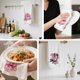 thumbnail image 4 of Juego de 4 paños de cocina decorativos con diseño de niña, de microfibra suave y absorbente, para cocina, té, café, bar, hogar, el mejor regalo., 4 of 9