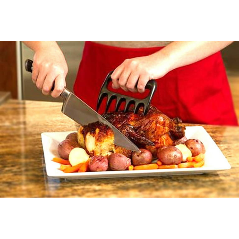 CHEFSSPOT Stainless Steel Meat Shredder Claws with Ultra-Sharp Blades - Black