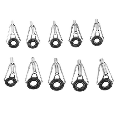 Peahefy Fishing Rod Tips, Fishing Guide Tip, 80pcs Stainless Steel