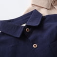 thumbnail image 6 of Toddler boys and girls summer outfit short sleeve shirts top and casual shorts set cute kids clothes Navy 2-3 Years, 6 of 7