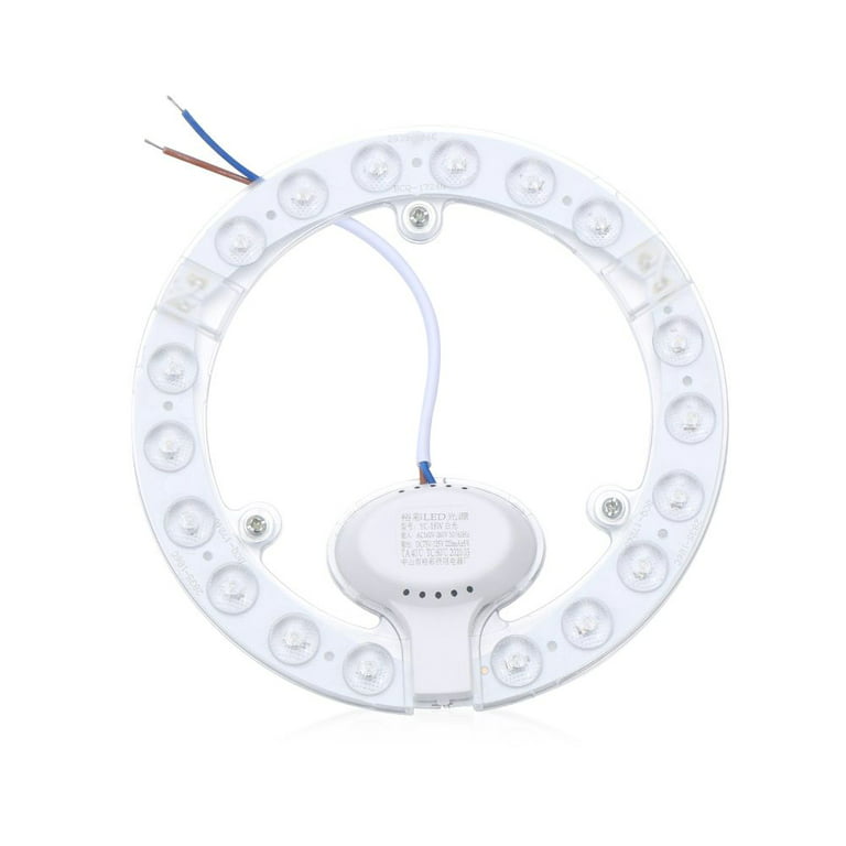 DYYK Module LED 220V plafonnier LED Panneau Panneau 12W 18W 24W 36W  Remplacement LED for Lampe Circulaire Ventilateur de Plafond Lampe Murale  Module Rond (Color : Cold White, Size : 36W) 