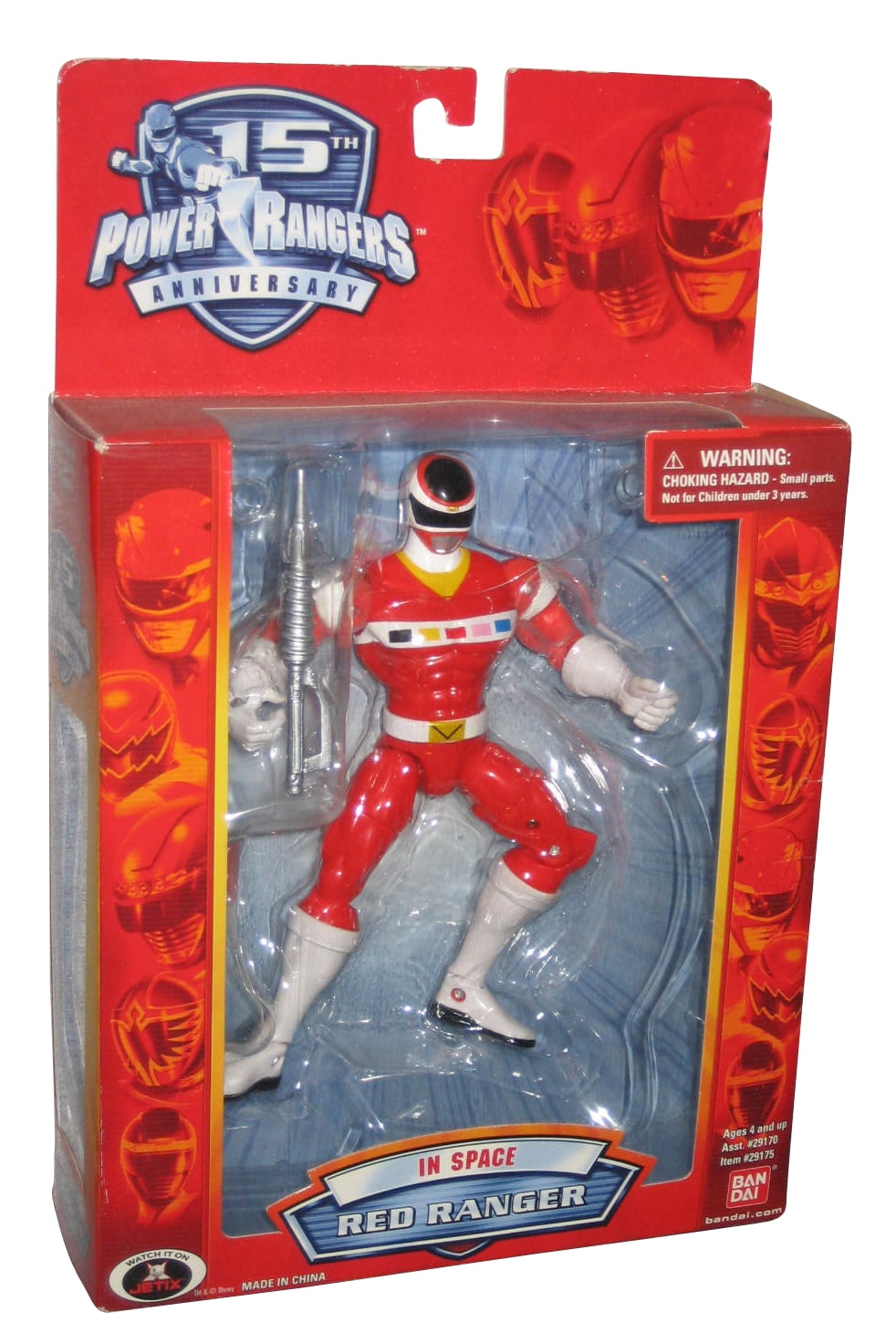 Power Rangers 15th Anniversary In Space Red Ranger 07 Bandai Figure Walmart Com Walmart Com