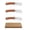 A001- Style A, variant on Kitchen Peeler Knives, 0.07 Inch Thick Stainless Steel, Set of 3 with Wood Handle, Multifunctional for Vegetable Fruit Shaving Peeling and Beard Trimming Home Kitchen Use