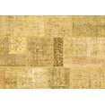 thumbnail image 1 of Ahgly Company Indoor Rectangle Patchwork Brown Transitional Area Rugs, 4' x 6', 1 of 4