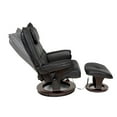 Relaxzen 8Motor Massage Recliner with Lumbar Heat and Ottoman