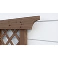 thumbnail image 2 of Vita 34"L x 73"H Ridgewood Cedar Trellis, Dark Brown, VA68902, 2 of 5