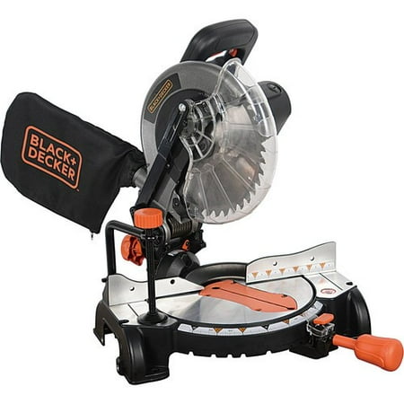 BLACK+DECKER 15 Amp 10-Inch Compound Miter Saw, (Best Flush Cut Power Saw)