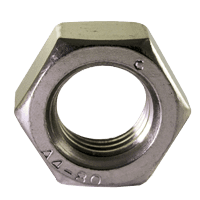 

M6-1.00 Finished Hex Nut Stainless Steel A4-80 Austensic DIN 934 (metric) (Quantity: 100)