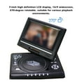 thumbnail image 5 of DVD Player Multifunction 7.8 Inch 16:9 Widescreen 270° Rotatable LCD Screen Home Car TV DVD Player Portable VCD MP3 Viewer ,Higher Definition Picture, 5 of 6