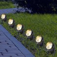 thumbnail image 6 of C Cattleya 6-Pack 11in Outdoor LED Landscape Spotlight with Ground Stakes for Garden Pathway and Courtyard, 6 of 8