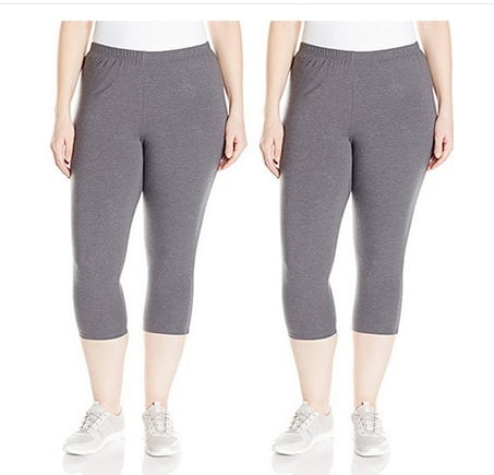 stretch capri trousers