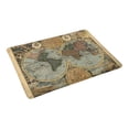 thumbnail image 2 of MKHERT Old World Map in Vintage Style Doormat Rug Home Decor Floor Mat Bath Mat 23.6x15.7 inch, 2 of 3