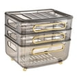 thumbnail image 4 of Caja de almacenamiento para enrutador, contenedor de gestión de cables, ahorro de espacio, Panel de enchufe de gran capacidad, soporte para caja de al 3 niveles, 4 of 8