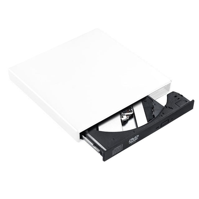 Lecteur Externe CD/DVD/-RW USB 2.0 Type‐C Premium Portable DVD CD ROM Lecteur Graveur Graveur Lecteur Optique pour Apple Mac MacBook Pro/ Air, Windows 11/10/8/7 Ordinateur Portable