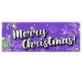 thumbnail image 1 of Merry Christmas 13 oz Banner | Non-Fabric | Heavy-Duty Vinyl Single-Sided With Metal Grommets, 1 of 5