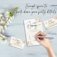 thumbnail image 5 of 25 Sets Wildflower Baby Shower Invitations,A Little Honey Is On The Way Baby Shower Invites With Envelopes,Book Request Cards,Diaper Raffle Tickets,Gender Reveal Party Favors & Supplies-A04, 5 of 6